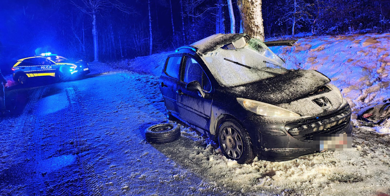 Tragiczny wypadek pod Białym Borem – zdjęcia