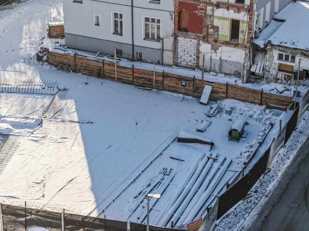 Plac budowy Ordona7 w Szczecinku