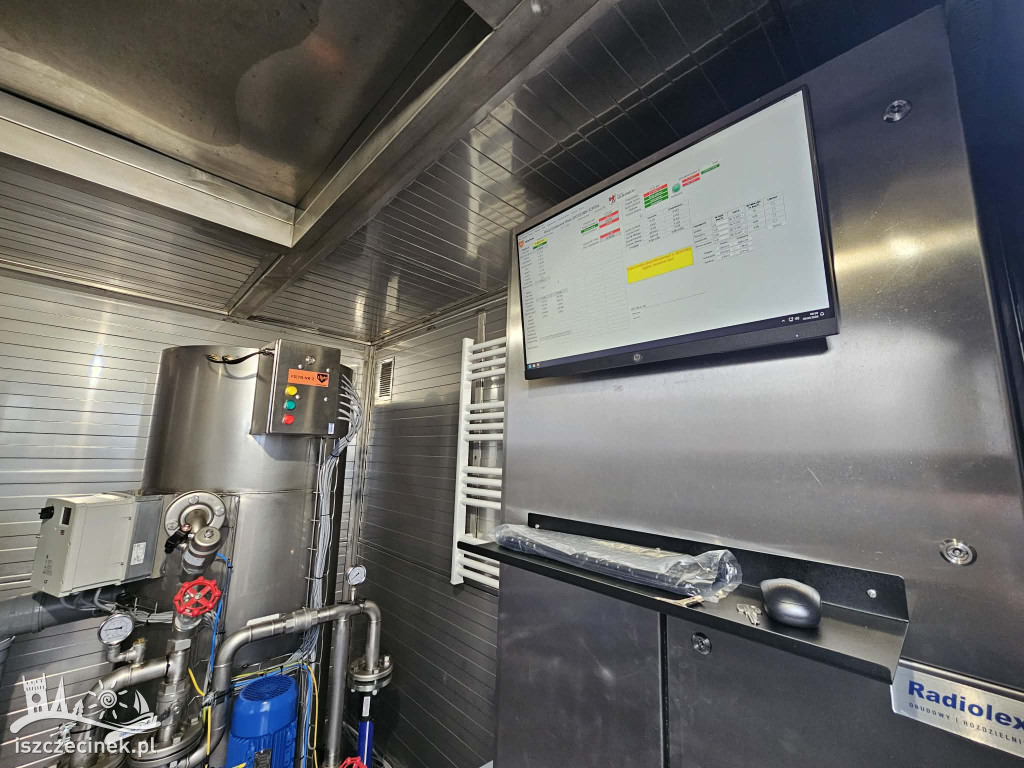 Stacja uzdatniania wody przy szpitalu w Szczecinku