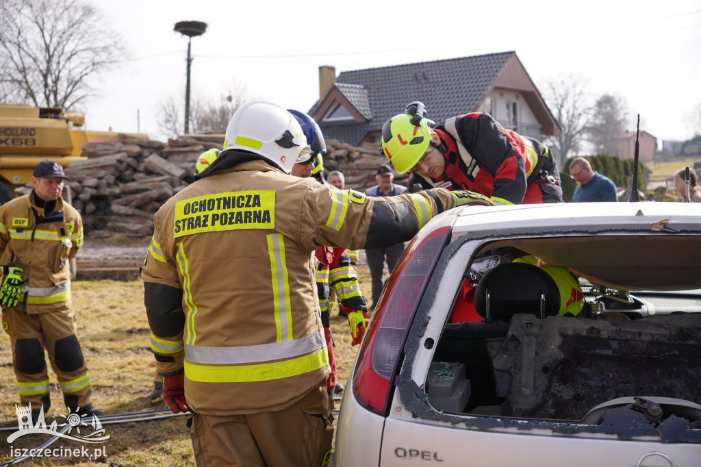 Ćwiczenia ratownictwa drogowego