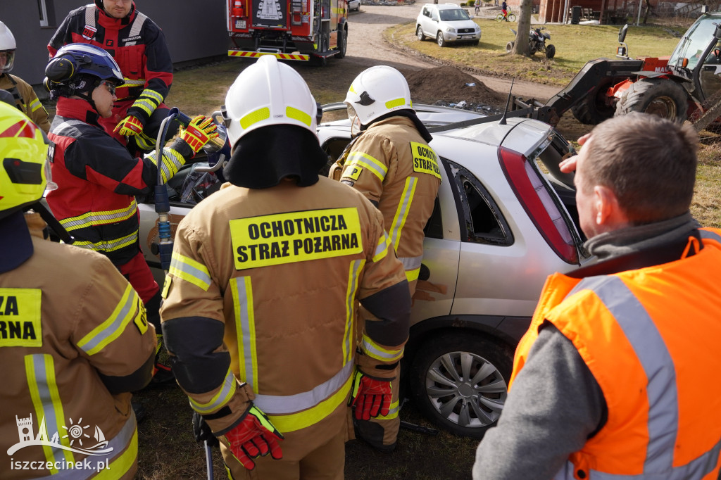 Ćwiczenia ratownictwa drogowego