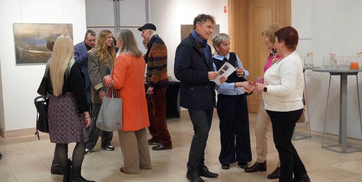 Wernisaż Barbary Pierzgalskiej-Grams w Szczecinku.