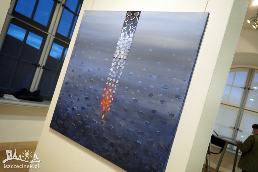 Wernisaż Barbary Pierzgalskiej-Grams w Szczecinku.