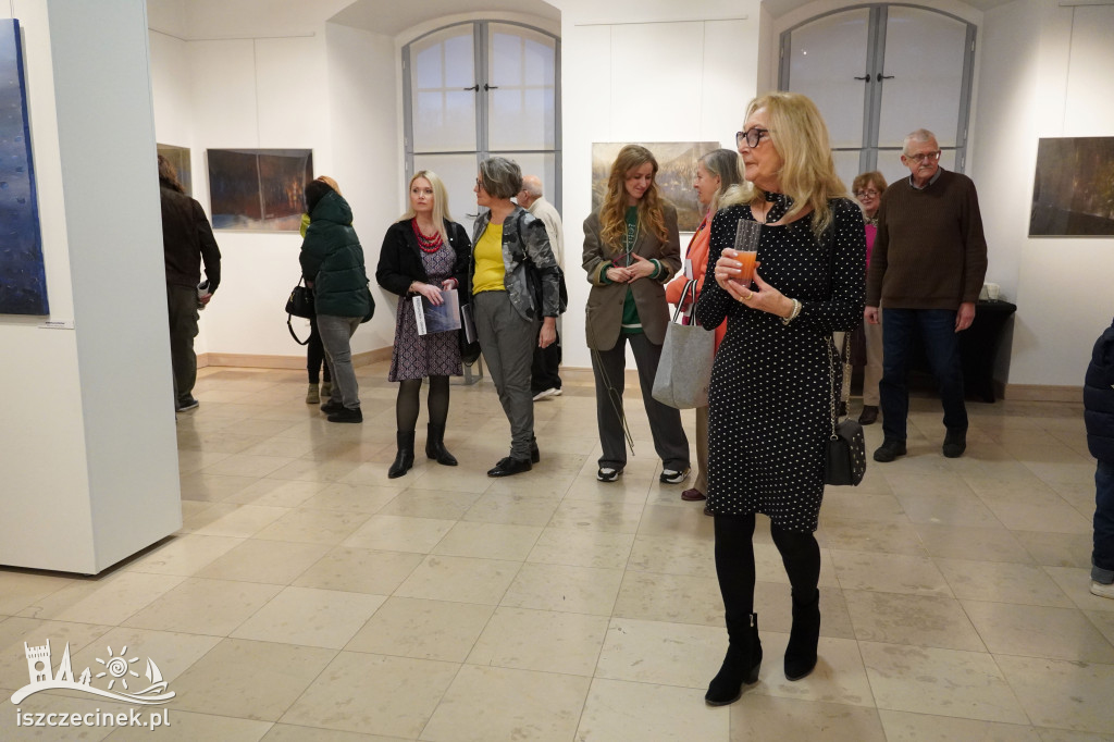 Wernisaż Barbary Pierzgalskiej-Grams w Szczecinku.