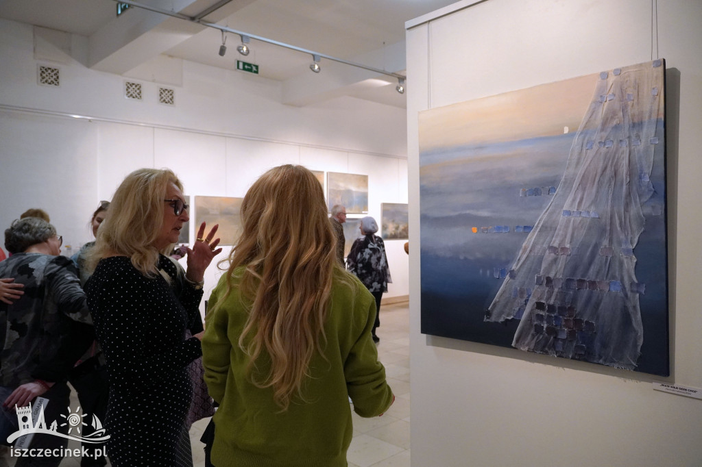 Wernisaż Barbary Pierzgalskiej-Grams w Szczecinku.