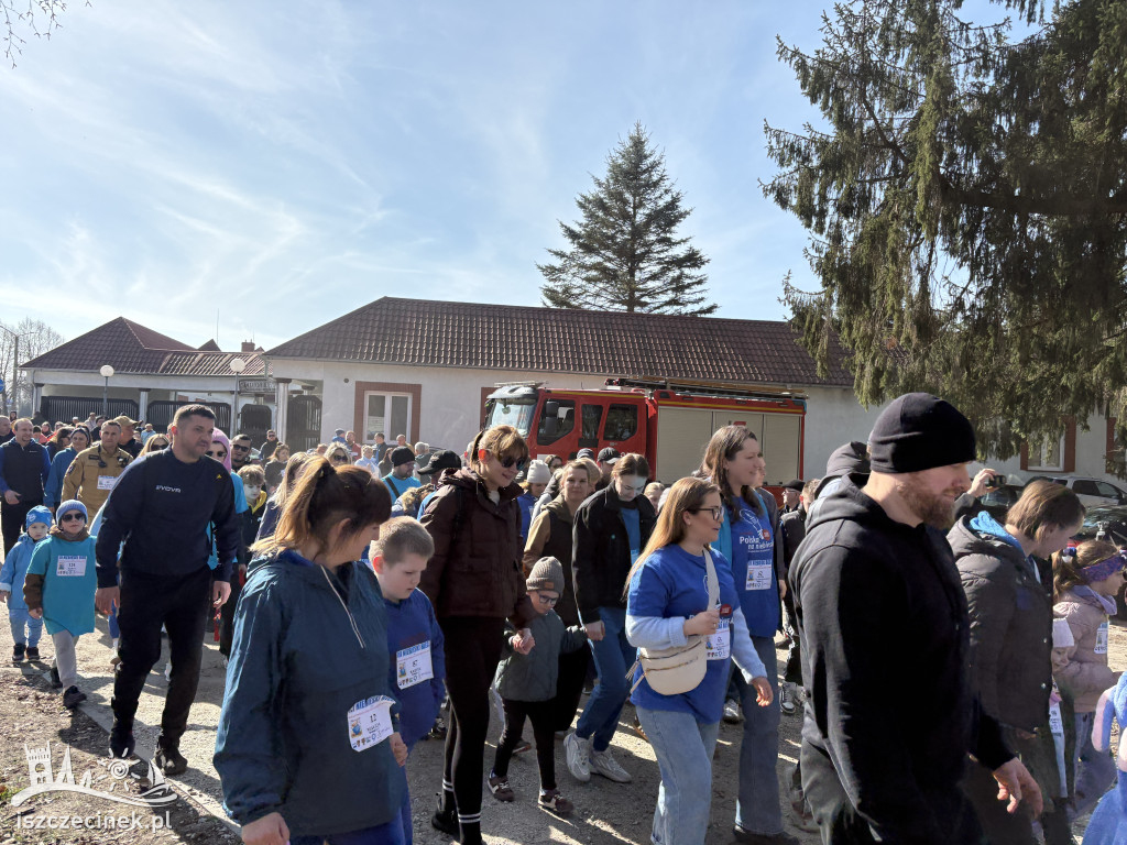 Szczecinek pobiegł na niebiesko