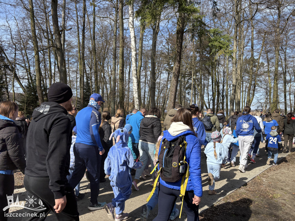 Szczecinek pobiegł na niebiesko