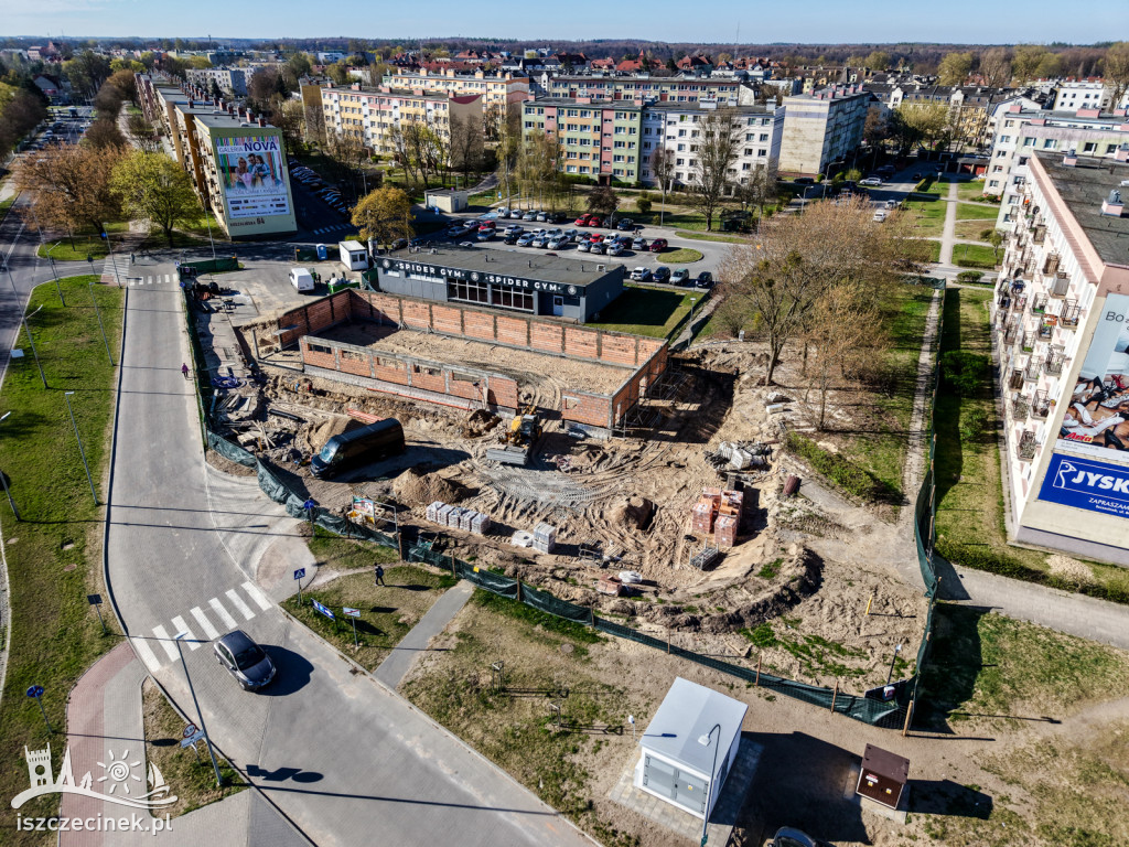 Budowa Dino w Szczecinku nabiera tempa