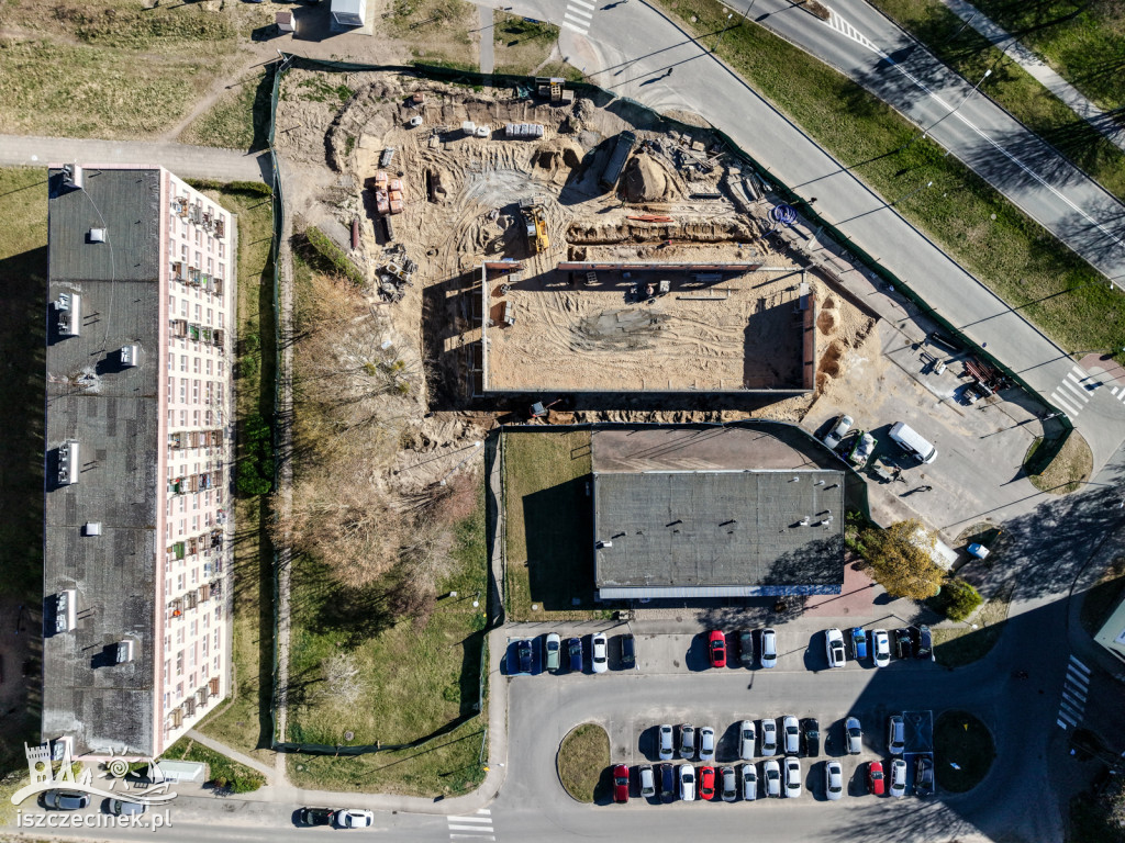 Budowa Dino w Szczecinku nabiera tempa