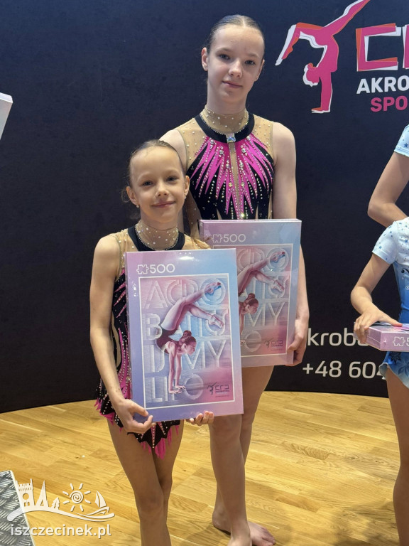 UKS Akrofitness Szczecinek z medalami na AKRO-TALENT 2026 w Lesznie.
