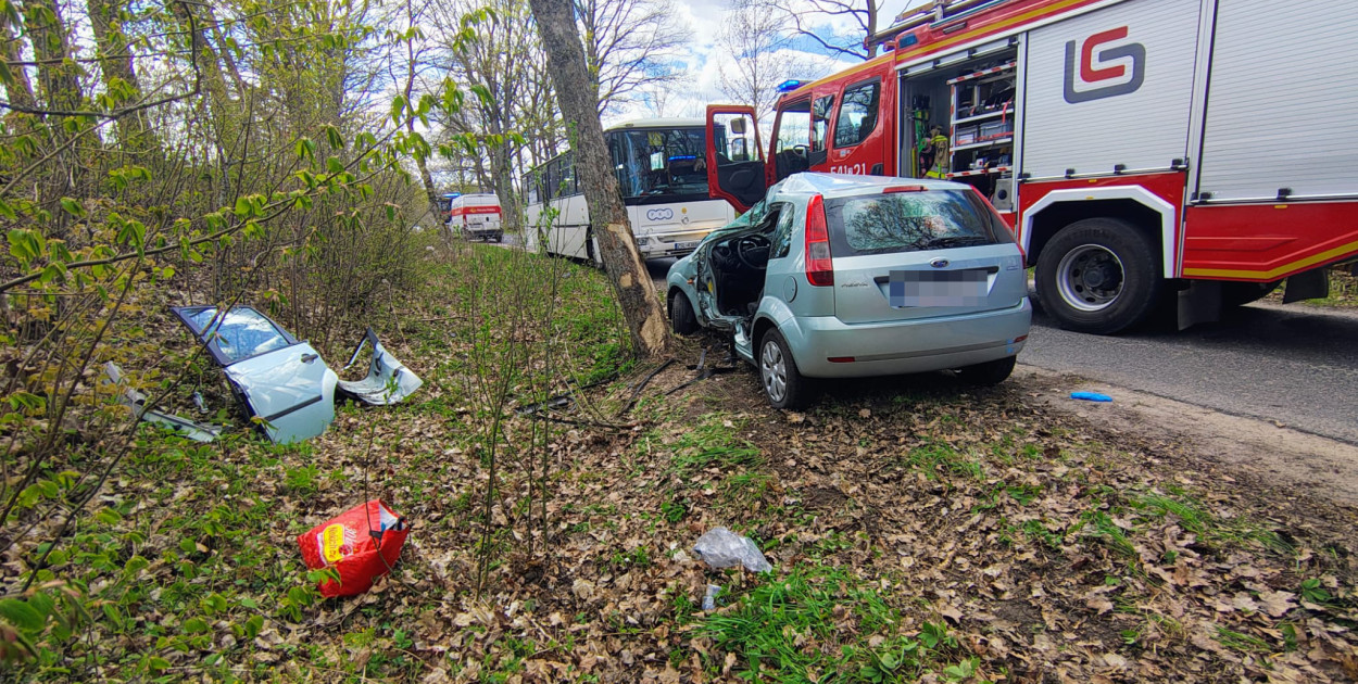 Wypadek na trasie Wierzchowo–Trzebiechowo