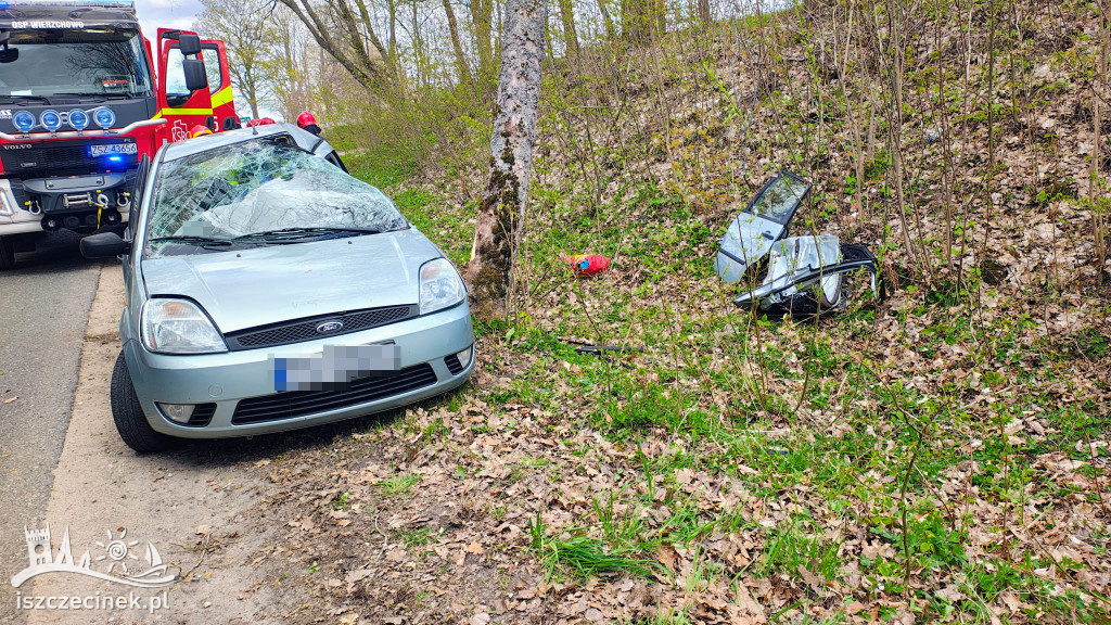 Wypadek na trasie Wierzchowo–Trzebiechowo