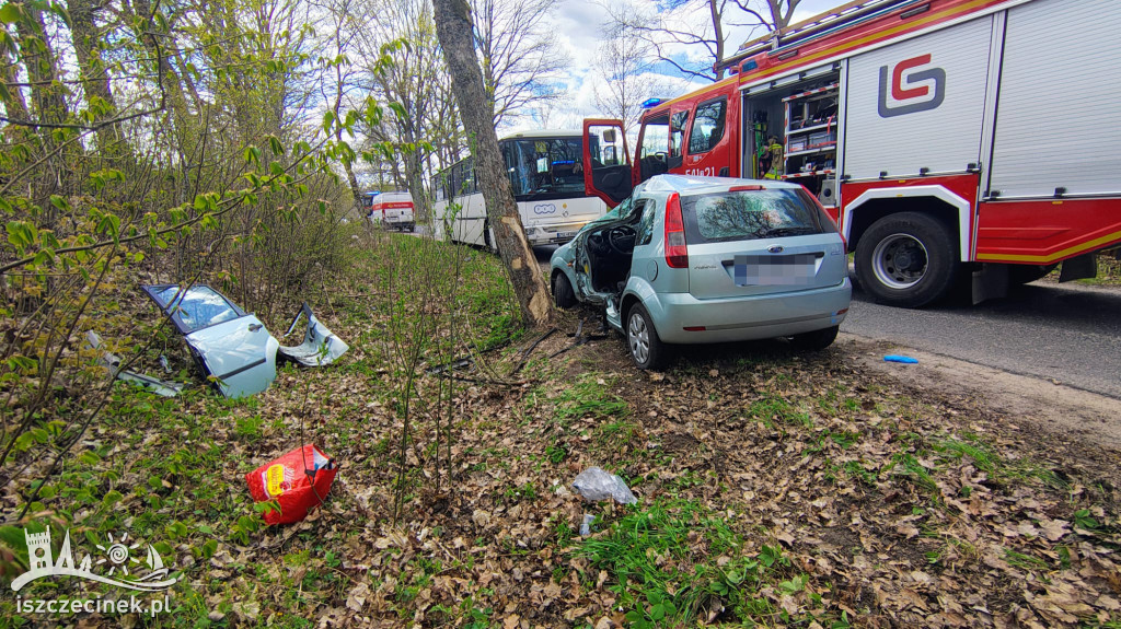 Wypadek na trasie Wierzchowo–Trzebiechowo
