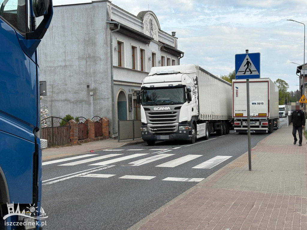 BIAŁY BÓR. Wypadek w centrum miasta