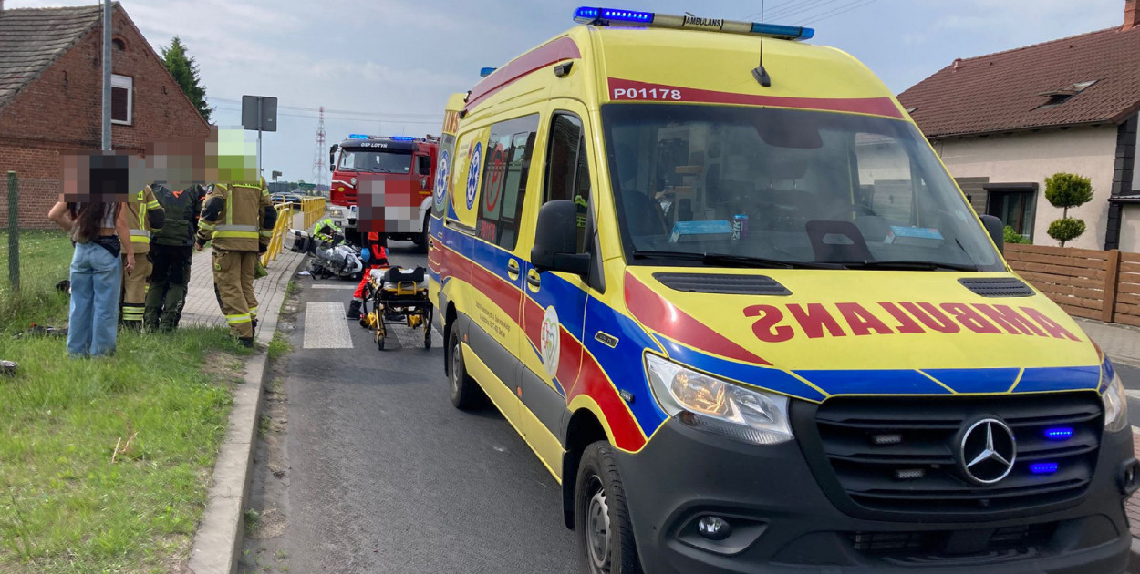 Lotyń: motocyklista zderzył się z mercedesem