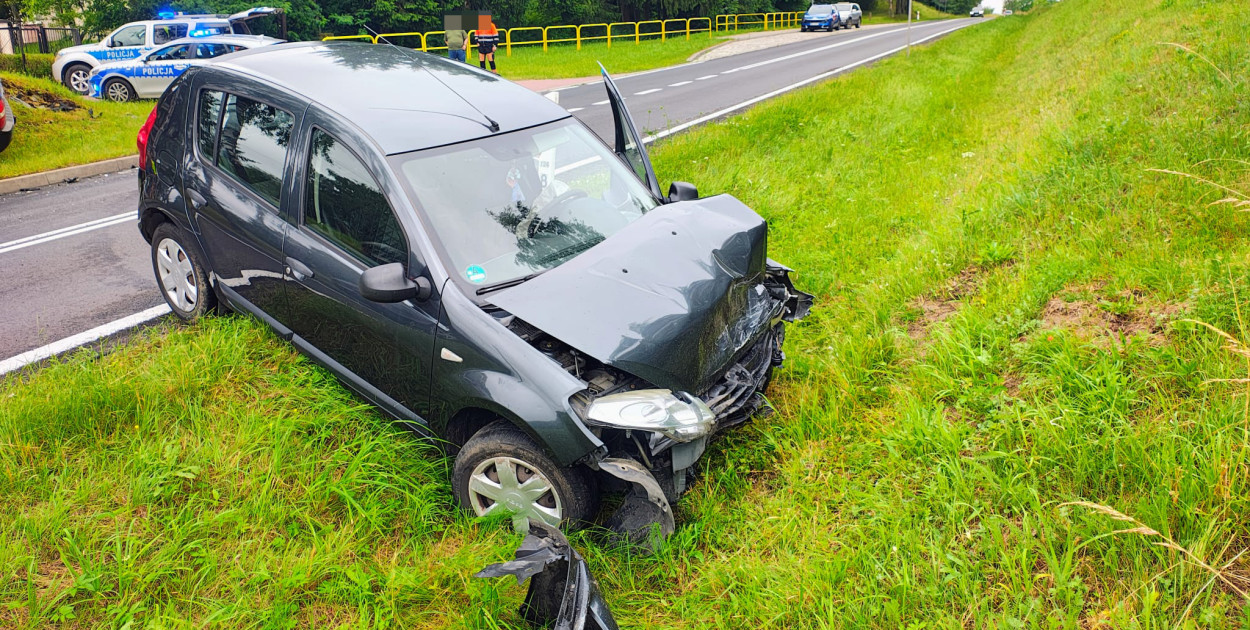 Kia i Dacia zderzyły się na DK20
