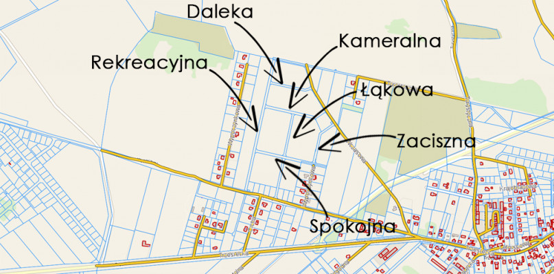 grafika: iszczecinek.pl / Nowe ulice w Trzesiece 