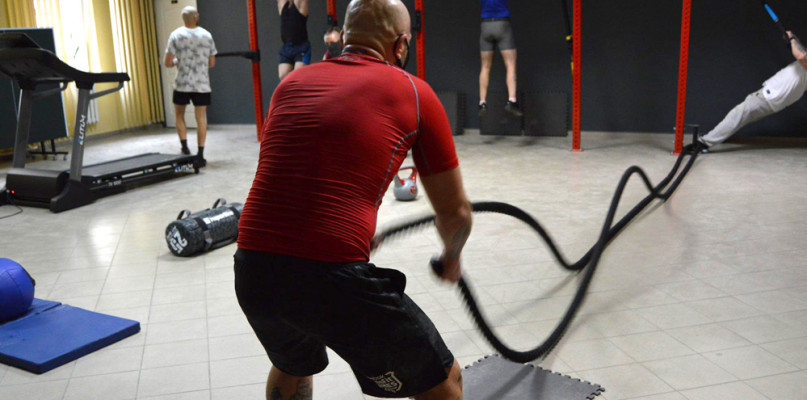 fot. mjr Robert Trembowelski / W czarneńskiej jednostce wdrożono program resocjalizacji skazanych pn. ?Crossfit - akcja zdrowo i sportowo?