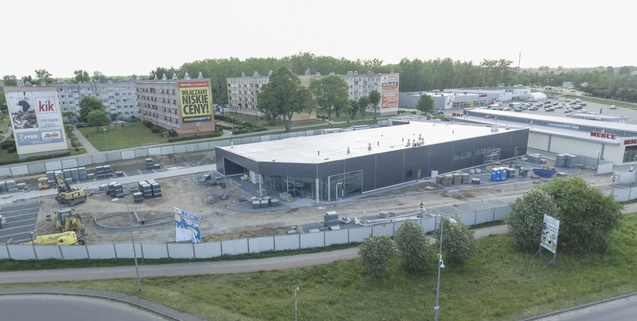 Otwarcie Aldi w Szczecinku już wkrótce. Ostatni etap budowy