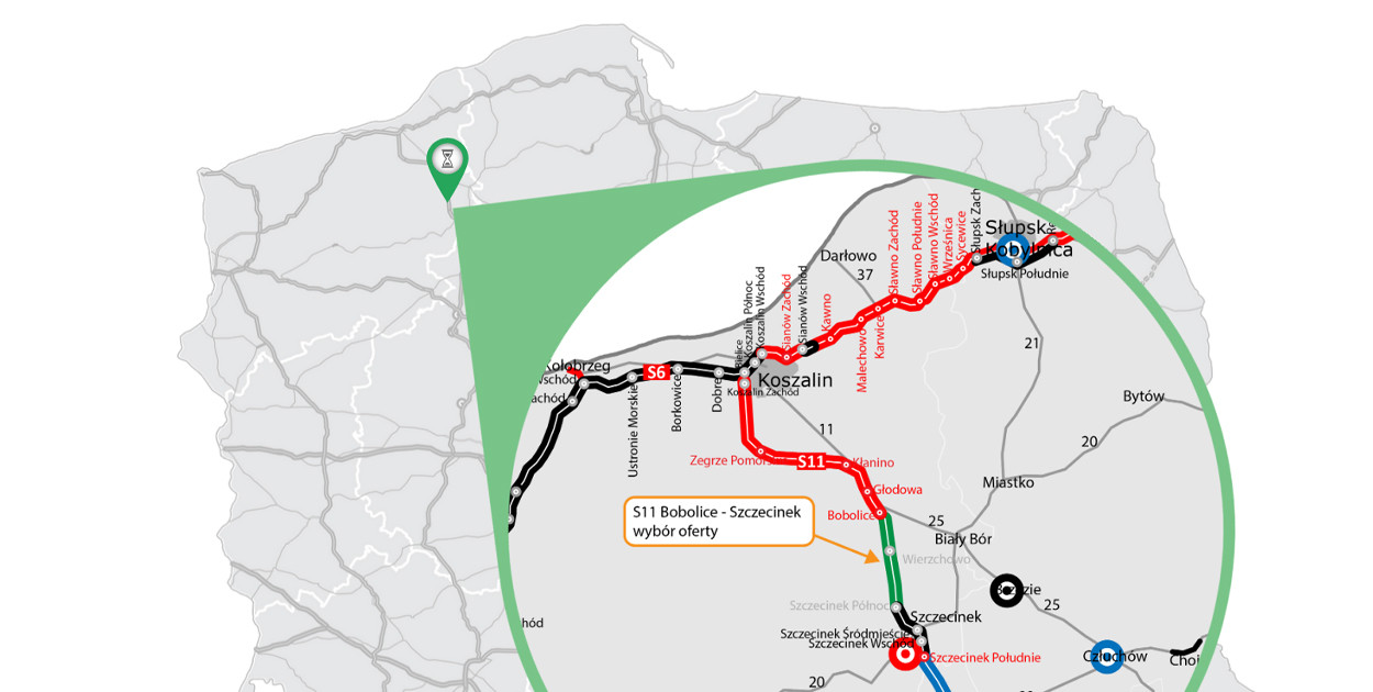 Wiemy już kto zbuduje S11 na odcinku Bobolice - Szczecinek