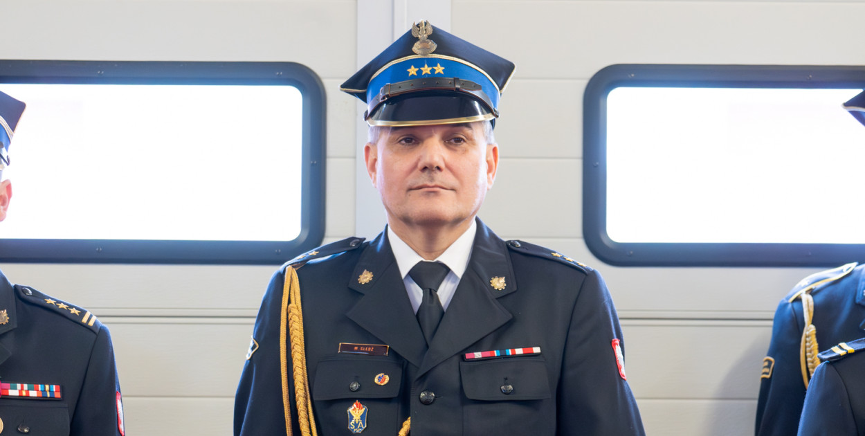 fot. iszczecinek.pl / Obowiązki Komendanta Powiatowego PSP w Szczecinku objął kpt. Mirosław Śledź