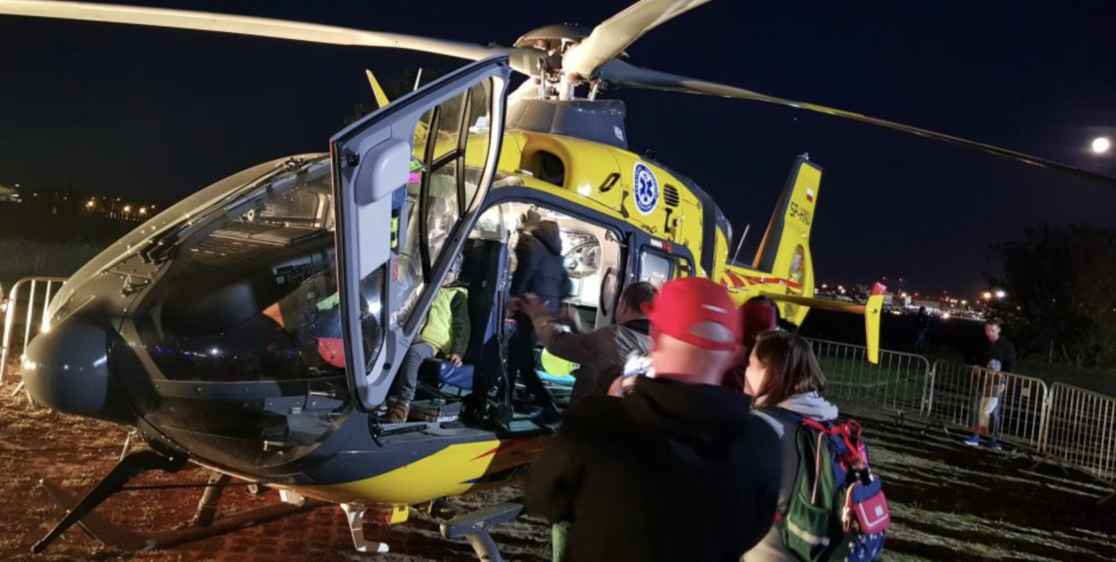 BORNE SULINOWO. Dwie dziewczynki zatrute czadem. Lądował śmigłowiec