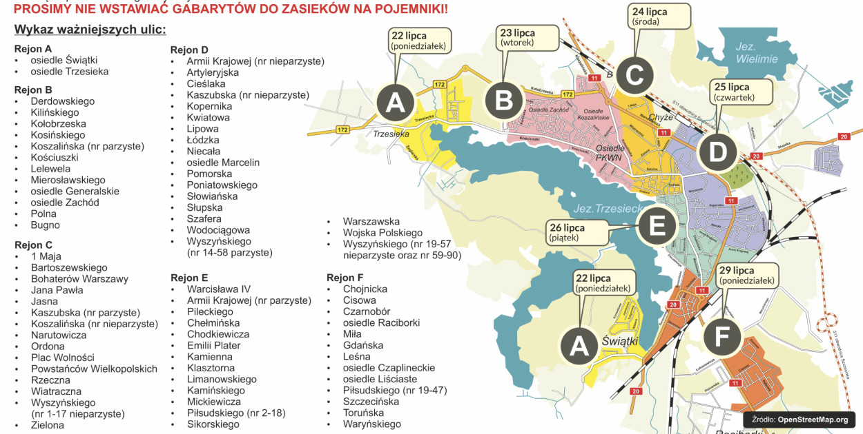 Rusza cykliczna zbiórka odpadów wielkogabarytowych w Szczecinku
