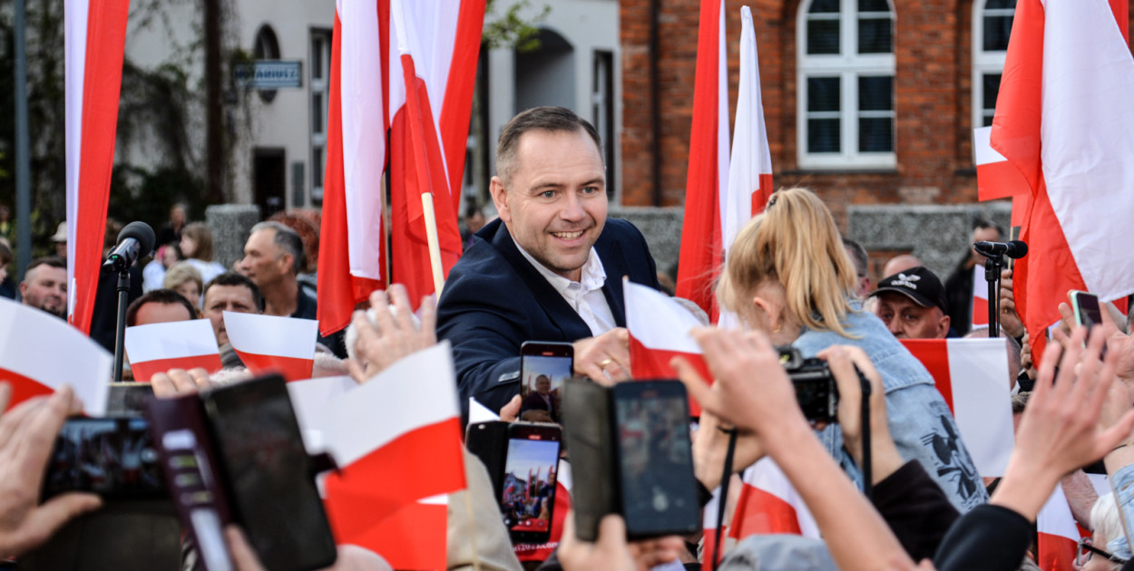 Karol Nawrocki spotkał się z mieszkańcami Szczecinka i przedstawił swoje postulaty