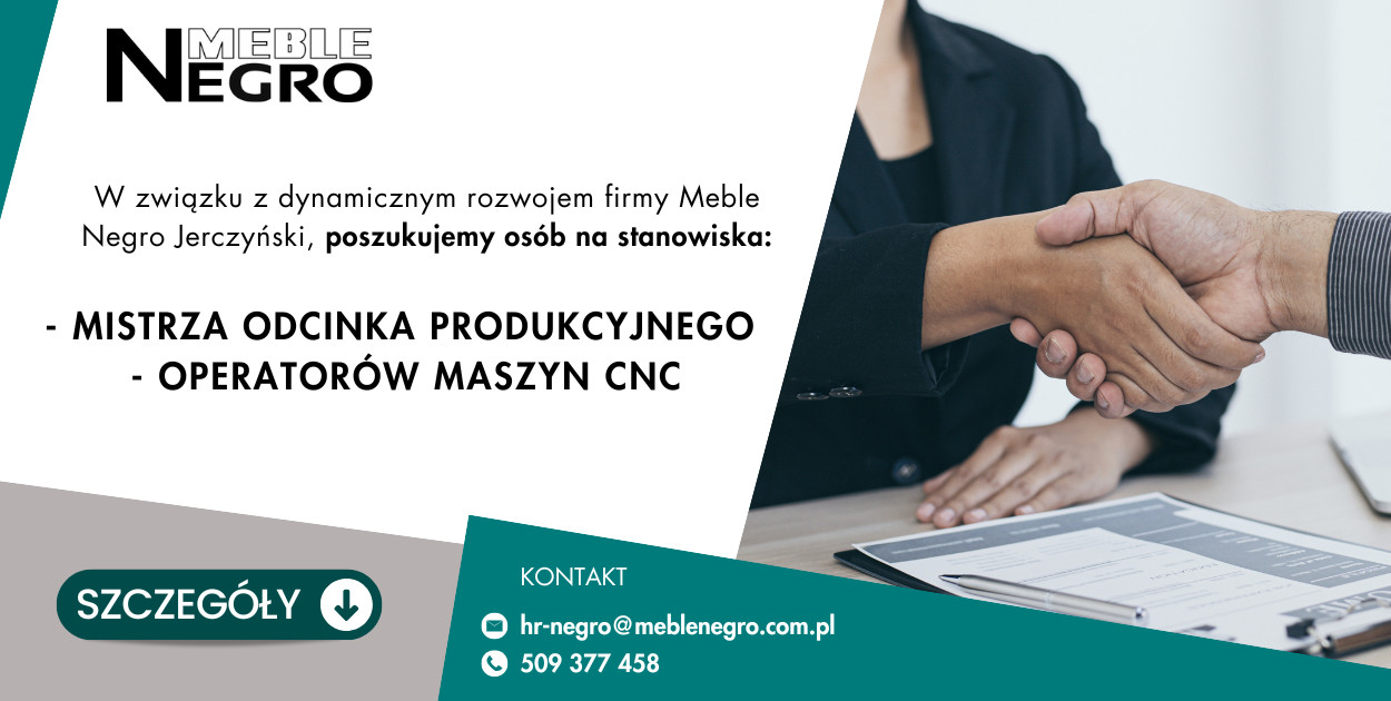 Meble Negro Jerczyński zatrudni