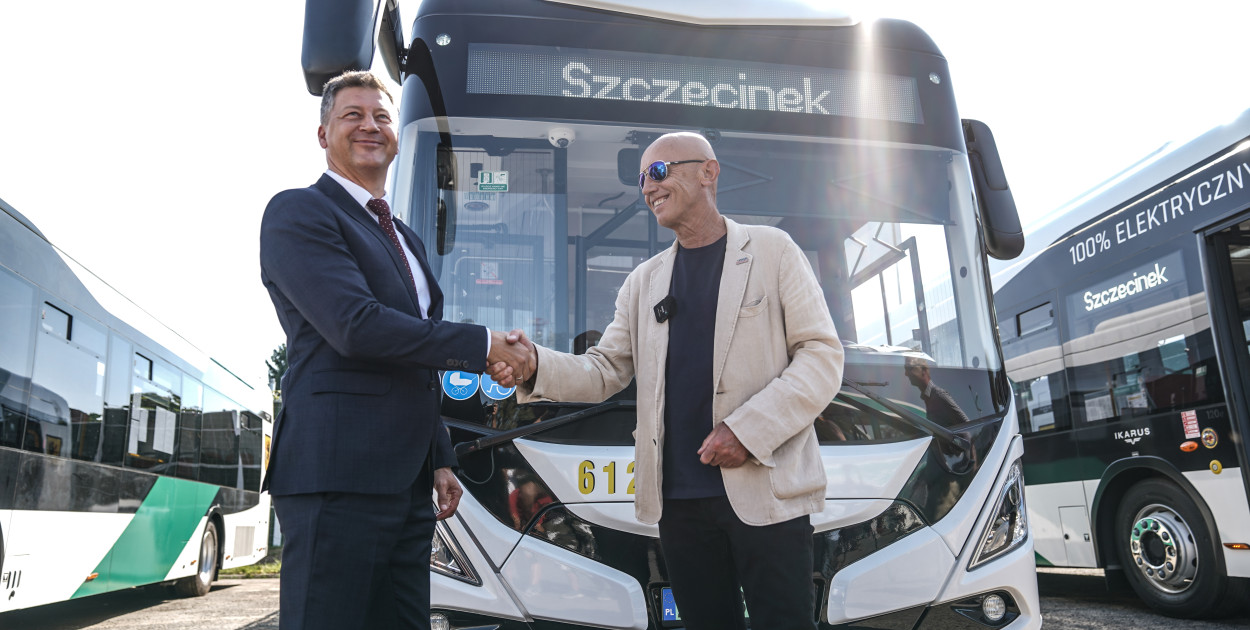 Szczecinek przeciera szlaki! Pierwsze autobusy elektryczne IKARUS już na trasie!