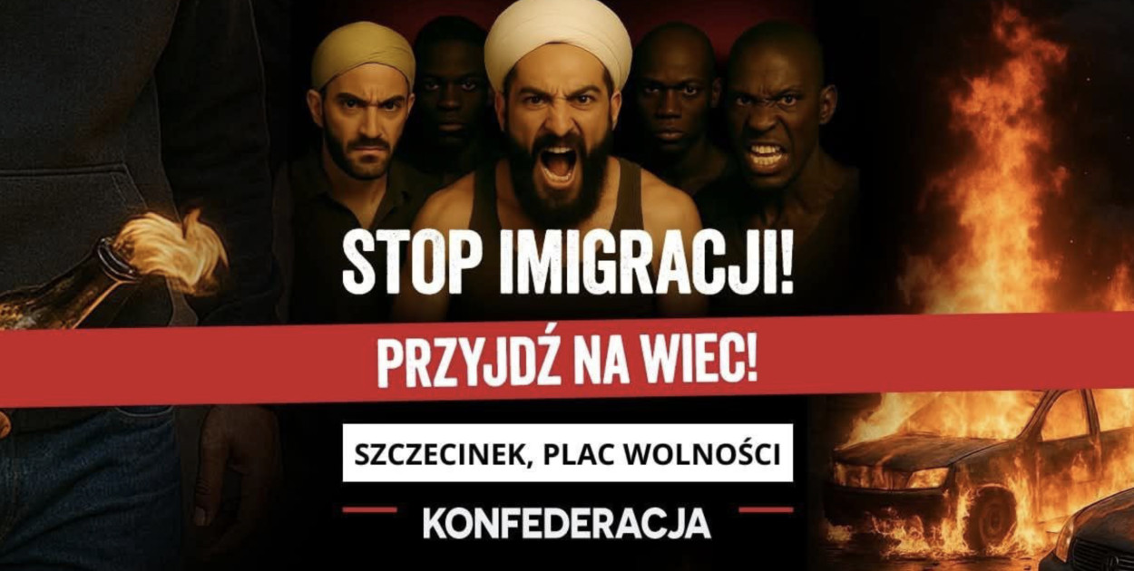 Stop imigracji. Demonstracja także w Szczecinku