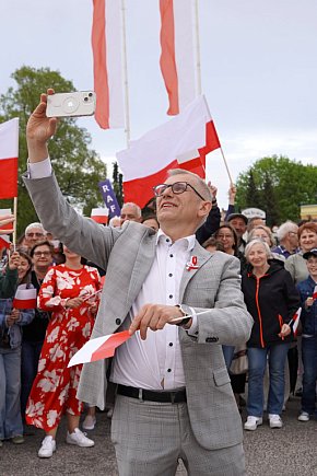 Wiec „Obywatele Naprzód” KO w Białym Borze z udziałem posłów-8913