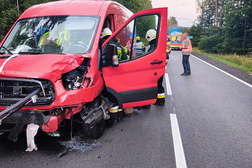 Tragiczny wypadek na DK25. Zginął motorowerzysta