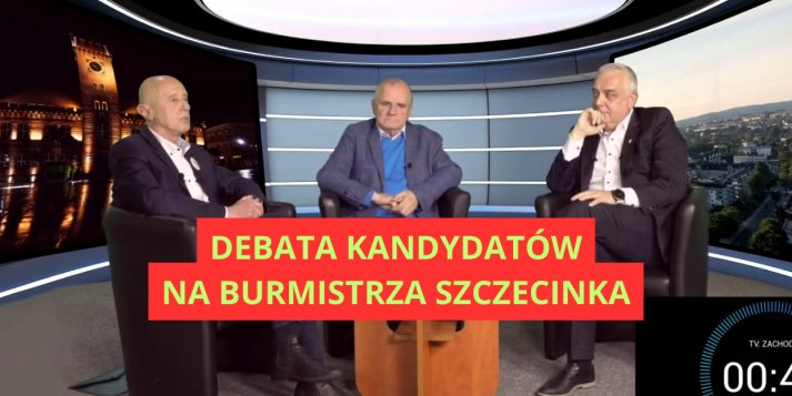 Debata kandydatów na burmistrza Szczecinka [OGLĄDAJ]