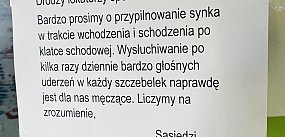  Kontrowersyjne ogłoszenie w bloku!