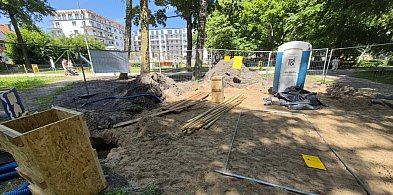 Ruszyła budowa tężni w parku. Finał prac za kilka tygodni -47751