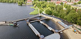 Plaża miejska w Szczecinku w nowej odsłonie 