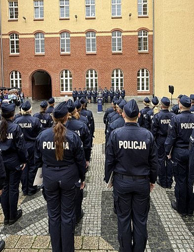Nowi policjanci zasilili zachodniopomorski garnizon.-48373