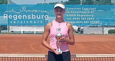 TENIS: Zacięty finał i II miejsce Alicji Szwedy w Ratyzbonie-48861