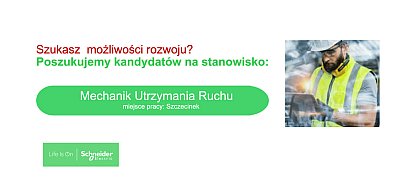 Szukasz możliwości rozwoju? Zatrudnimy Mechanika Utrzymania Ruchu-48952