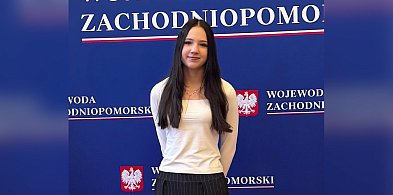 Uzdolniona uczennica szczecineckiego STO z kolejnymi sukcesami-49057