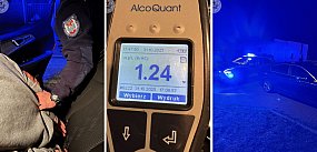 Pijany za kierownicą BMW. Dużo wydmuchał