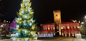 Tak pięknej choinki w Szczecinku nie było od lat!