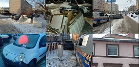 Blokady, alkohol i lód. Taki był tydzień Straży Miejski