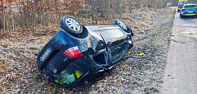 Droga znów była śliska...