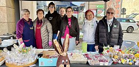 Charytatywna sprzedaż w Szczecinku.