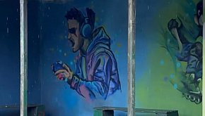 Nowy mural przy Koszalińskiej. 