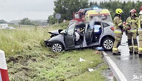 Groźny wypadek na DK20. 