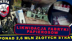 Służby zlikwidowały fabrykę nielegalnych papierosó
