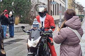 Moto Mikołaje na ulicach Szczecinka-9367
